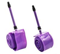 Lot de 2 chambres à air ultra légères 700 C 35 g pour vélo de route en TPU pour 23C, 25C, 26C, 28C, 30C, excellente stabilité de la pression des pneus (65 mm)