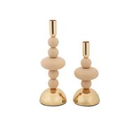 Lot de 2 Chandeliers "Galaxy" 30cm Rose & Or