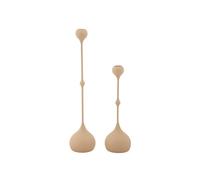 Lot de 2 Chandeliers "Slimmy" 37cm Rose