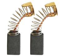 Lot de 2 charbons de meulage 6 mm x 10 mm - Charbons moteur - 6 x 10 mm - Pour outils électriques - Meuleuse d'angle - Meuleuse à bande, ciseaux à tôles, marteau perforateur, scie circulaire