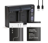 Lot de 2 chargeurs de batterie BL-5C 2026 - 3050 mAh - Haute capacité - 3,7 V - Batterie de rechange rechargeable - Pour téléphone Nokia, radio domestique, haut-parleur et appareil photo