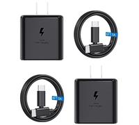 Lot de 2 chargeurs muraux super rapides de 45 W de type C PD3.0 pour Samsung Galaxy S25 Ultra/S25/S25+/S24 Ultra/S24+/S24/S23 S22 S21 Ultra/Z Fold 6 5/Z Flip 6 5 4