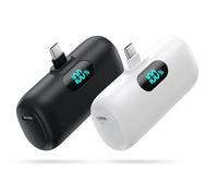 Lot de 2 chargeurs portables pour iPhone 17/16/15, mini banque d'alimentation 5000 mAh PD USB C, chargeur de téléphone portable, batterie essentielle de voyage pour iPhone 17/17 Air/16/16 Pro/15/15