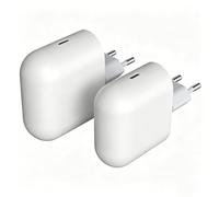 Lot de 2 chargeurs rapides USB-C PD 3.0 PPS - 45 W - Pour tablette Google Pixel 10 Pro, 9 Pro XL, 8 Pro, 7 Pro Pixel 7 7a 6a Pro 5 5a 4 4a 4XL 3a et autres appareils USB C - Prise d'alimentation UE
