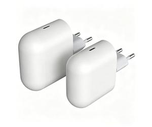 Lot de 2 chargeurs rapides USB-C PD 3.0 PPS - 45 W - Pour tablette Google Pixel 10 Pro, 9 Pro XL, 8 Pro, 7 Pro Pixel 7 7a 6a Pro 5 5a 4 4a 4XL 3a et autres appareils USB C - Prise d'alimentation UE