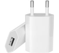 Lot de 2 chargeurs USB, adaptateur secteur, pointe de chargeur pour iPhone 11, X, 8, 7, 6, XR, XS, Plus, Pro, SE, Mini, iPad, Samsung Galaxy/Note Xiaomi Huawei Sony LG Bloc de chargeur USB universel 5