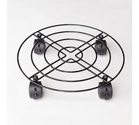 Lot de 2 Chariots à Plantes de 30,5 cm avec roulettes, Robustes et Mobiles, pour l'intérieur et l'extérieur, Support pour Plantes en Pot, supporte jusqu'à 70 kg, finitio
