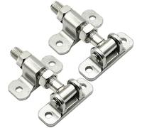 Lot de 2 Charnière de Portail M16, Penture Portail Lourd Réglables en Acier Inoxydable, Support de Charnière de Portails Suspendues pour Portes Jardin, Porte Cour et Porte Clôture en Bois/Métal