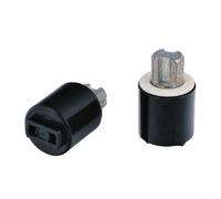 Lot de 2 charnières à fermeture douce pour abattant de WC - Mécanisme de fermeture silencieuse - Charnière d'amortissement de couple en plastique - Pour gaucher et droite