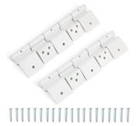 Lot de 2 charnières à friction pour porte d'entrée RV - Blanc - Coupe-vent