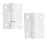 Lot de 2 charnières à roulement en plastique renforcé avec feuilles pour porte d'armoire, pour maison, bureau, placard, vitrine, 56 mm