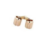 Lot de 2 charnières cylindriques dissimulées en laiton pour bijoux, souvenirs, boîte d'armoire, porte d'armoire, quincaillerie de porte de meubles cachés pour petit placard