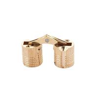 Lot de 2 charnières cylindriques dissimulées en laiton pour bijoux, souvenirs, boîte d'armoire, porte d'armoire, quincaillerie de porte de meubles cachés pour petit placard
