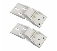 Lot de 2 charnières d'armoire de congélation, design à 3 trous et 6 trous, plage d'ouverture de 0 à 90°, pour congélateurs et armoires de cuisine, silencieuses et faciles à installer