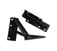 Lot de 2 charnières de canapé-lit, mécanisme à angle réglable, support de levage en acier noir pour cadre de rangement 125 mm