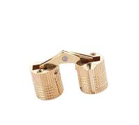 Lot de 2 charnières de meubles cylindriques en laiton pour boîte en bois, artisanat, charnières cylindriques dissimulées en laiton pour bijoux, souvenirs, boîte, porte d'armoire