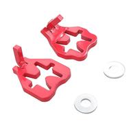 Lot de 2 charnières de montage en T en acier pour portail agricole, clôture de jardin, sans outil nécessaire, installation de charnière de clôture de jardin