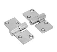 Lot de 2 charnières de pont de bateau démontables en acier inoxydable de qualité supérieure, accessoires de charnière marine gauche et droite 90 x 38 mm pour portes de trappes de