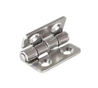 Lot De 2 Charnières De Pont En Acier Inoxydable 304 - Charnières Plates Pliantes Fixes - Accessoires For Yachts Et Quais