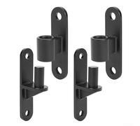 Lot de 2 charnières de portail en acier inoxydable 304 pour portails de ferme et portes de clôture extérieures avec construction robuste et goupille de charnière sécurisée pour plus de stabilité