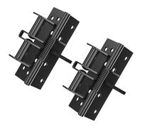 Lot de 2 charnières de porte automatiques à fermeture en bois à 90 degrés - Charnières faciles à installer