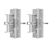 Lot de 2 charnières de porte automatiques à fermeture en bois à 90 degrés - Charnières faciles à installer