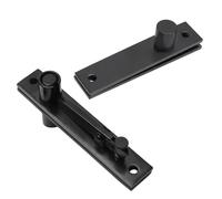 Lot de 2 charnières de porte en acier inoxydable - Pivots invisibles à 360/90 degrés - Pour étagères
