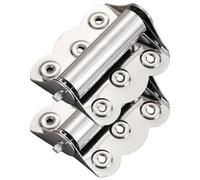 Lot de 2 charnières de porte moustiquaire, 6, 9 x 6, 1 cm, amovibles et automatiques, en acier inoxydable épais avec ressort, pour maison, bureau, hôtel, charnières porte moustiquaire remplacemen