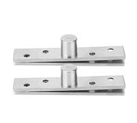 Lot De 2 Charnières De Porte Pivotantes à 360 Degrés De Rotation Cachée, Charnière De Porte Cachée En Acier Inoxydable Robuste Avec Vis De Fixation Pour Porte, Armoire Et Placard