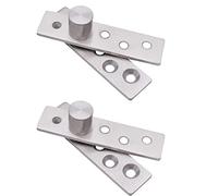 Lot de 2 charnières de porte pivotantes cachées à 270°, rotation en acier inoxydable, taille L