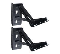 Lot de 2 charnières de rangement pour meubles - Support de levage pliable à 80 degrés avec charnière à ressort - Accessoire de meubles - Charnière triangulaire à ressort pour appui-tête