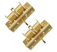 Lot de 2 charnières de verrouillage de positionnement à 90 degrés, dispositif de fermeture automatique de porte pour armoire, armoire, porte en bois