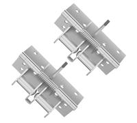 Lot de 2 charnières de verrouillage de positionnement à 90 ° - Dispositif de rebond - Charnières de porte automatiques pour armoire - Multifonction - Charnières de portail amovibles