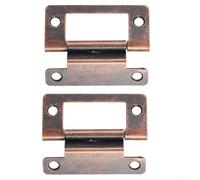 Lot de 2 charnières en fer avec support de roulement pour fonctions de manivelle de porte de camping-car et action de pliage fluide dans les environnements de maison mobile (bronze antique)