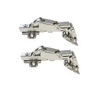 Lot de 2 charnières en nickel pour porte de placard de cuisine