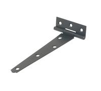 Lot de 2 charnières en T à usage léger à revêtement par poudrage noir 152mm