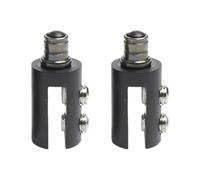 Lot de 2 charnières en verre pratiques et contemporaines pour améliorer la décoration de la maison et les intérieurs d'entreprise, charnières en verre solides pour intérieur et extérieur