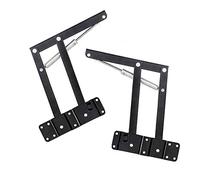 Lot de 2 charnières hydrauliques pour meubles - Cadre de levage pour table basse - Vérin pneumatique à gaz - Grande capacité de charge jusqu'à 50 kg