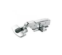 Lot de 2 charnières invisibles à encastrer Ø mm, demi-recouvrement ouverture 1