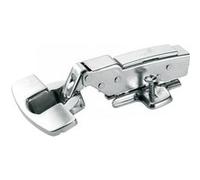Lot de 2 charnières invisibles à encastrer Ø mm, demi-recouvrement ouverture 1 G