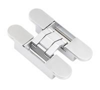 Lot de 2 charnières invisibles en alliage zinc, 60 kg, réglables à 180 degrés, for porte bois(Color 2)