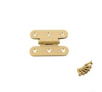 Lot de 2 charnières papillon traditionnelles en laiton pour porte d'armoire, projets d'assemblage de fenêtres en bois (6,3 cm)