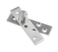 Lot de 2 charnières pivotantes de porte à 180 degrés, charnières de porte invisibles cachées en acier inoxydable très résistantes, charnières de porte rotatives dissimulées et robustes