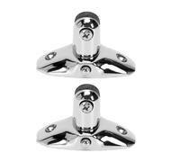 Lot de 2 Charnières Pivotantes Supérieures pour Bateau Bimini en Acier Inoxydable Durable à Dégagement Rapide pour Bateaux et Yachts, Rotation à 360 Degrés, Longueur 3,5 Pouces