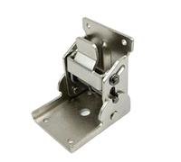 Lot de 2 charnières Pliantes autobloquantes à 90 degrés, connecteur Invisible, charnière à Ressort sans Trou, Supports for Pieds de Table pour La Cuisine
