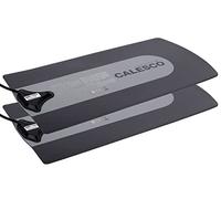 Lot de 2 Chauffages pour Lit à Eau 250W en Polycarbonate Gris avec Télécommande Calesco