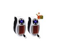 Lot de 2 chauffages soufflants cramiques 500W mini chauffage dappoint portable avec thermostat et minuterie couleurs mult Largeight