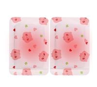 Lot de 2 Chauffe-Mains Autocollants Portables - Pansements Chauffants de Dessin animé - pour, Adultes, Adolescents, Pieds, Ventre, Genoux, Hiver, extérieur, Camping