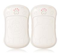 Lot de 2 Chauffe-Mains électriques - Batterie 6000 mAh - Réutilisables - Chauffe-Mains Rechargeables - Idéal pour Les Sports de Plein air, la Chasse, Le Golf, Le Camping - Cadeau Chaud pour Femmes,