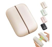 Lot de 2 chauffe-mains magnétiques rechargeables, ultra fins, légers et portables pour gants de poche, 3 vitesses réglables, accessoires de sports d'hiver et de golf (blanc)